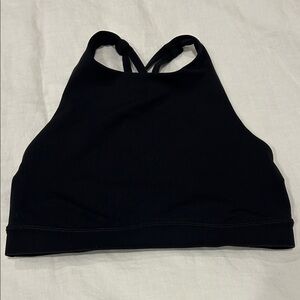 Lululemon Athletica Black high neck Sports Bra size 6